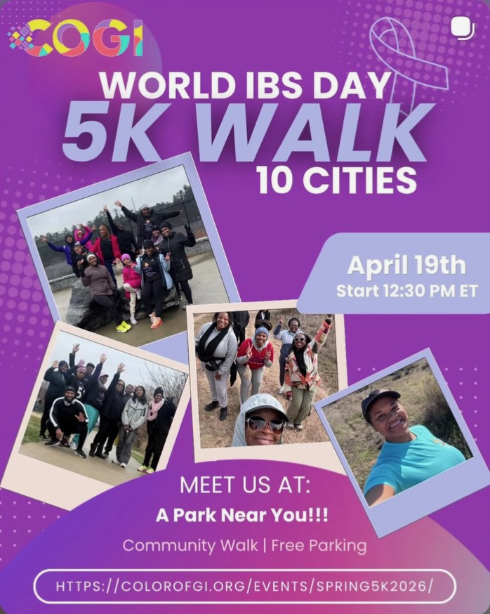 Color of GI - World IBS Day 2026 - 5K Walks
